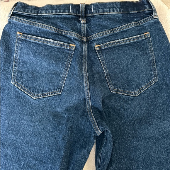 Abercrombie High Rise Vintage Straight Jean Dark Wash Size 29S - Picture 5 of 6